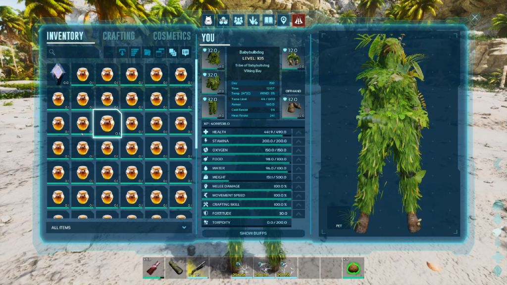 ARK Survival Ascended, PC, Gameplay, How to Get Honey and Tame the Giant Bee in Ragnarok, Screenshot, NoobFeed